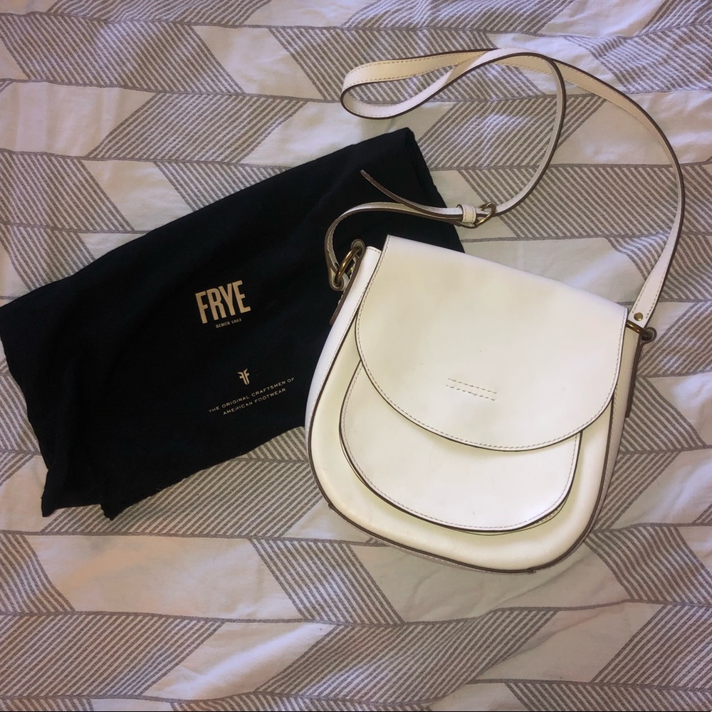 Frye cross body bag with dust bag